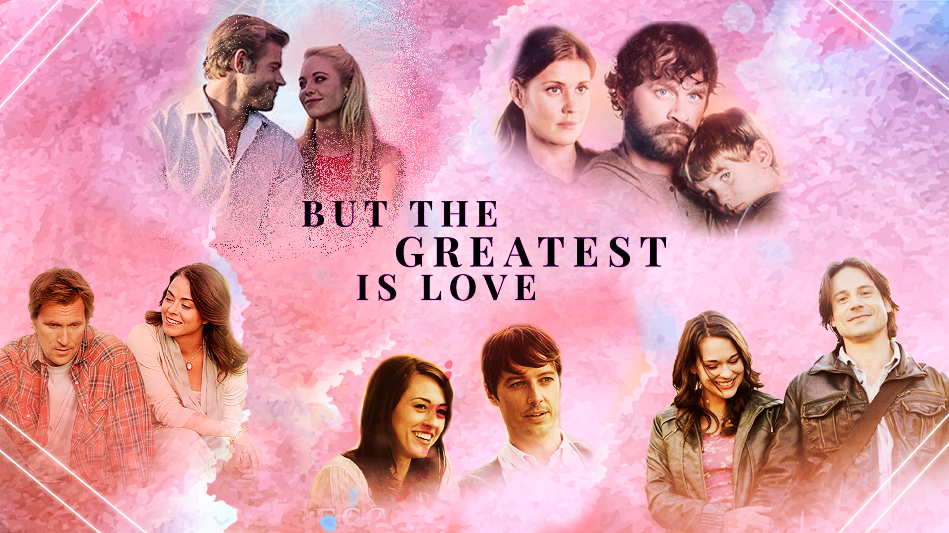 Banner Christian Romance theme: But the greatest is Love